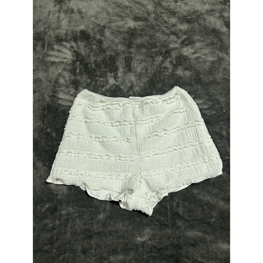 Good Days Project White Micro Shorts Size Xs